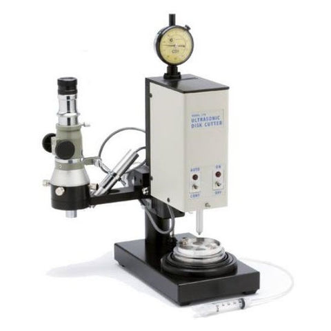 Ultrasonic disk cutter and assembley, model 170