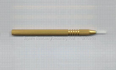 Sapphire burnishing tool