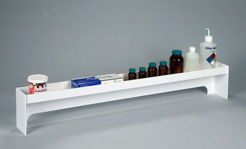 Fume hood shelves
