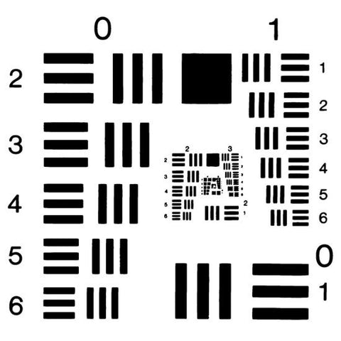 R70 USF resolution test charts (EMS)