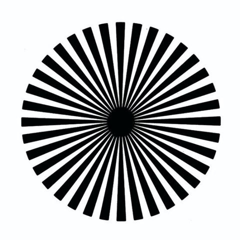 R66 optical resolution chart, star test target 5 deg. (EMS)