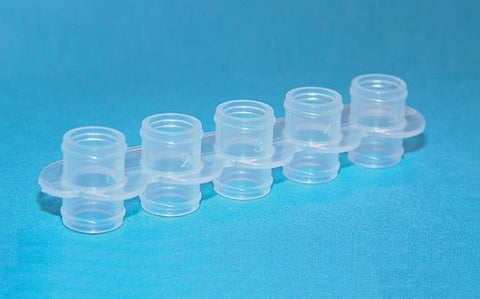 EM5 block embedding mould and cylindrical cone caps
