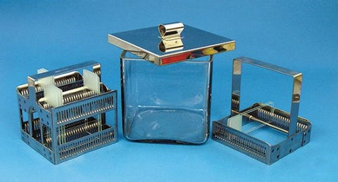 Slide racks with handle