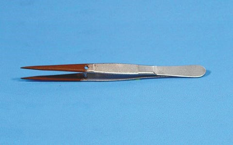 Nickel-plated forceps, PTFE coated