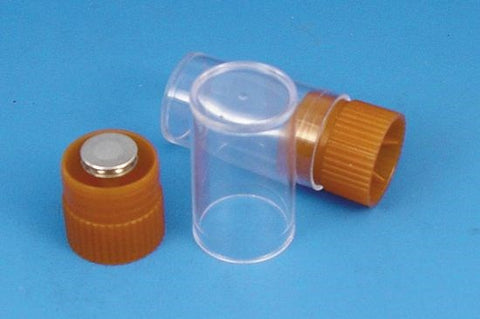 SEM specimen mount storage tubes, single pin mount