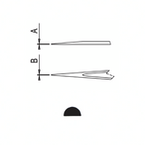 Dumont epoxy coated tweezers style SS135 SA ESD (EMS)