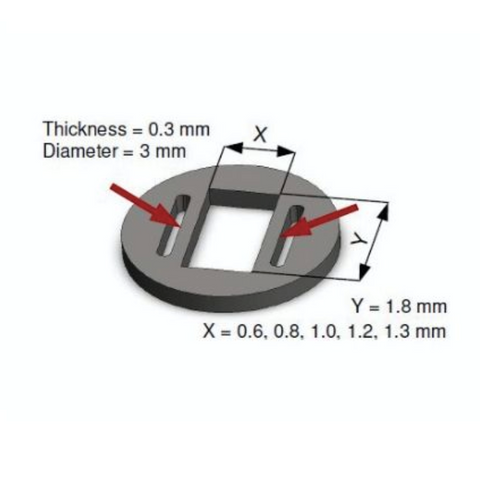 Titanium disc embedding rings