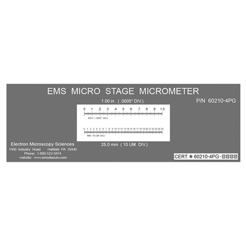 Stage micrometers, SM-4