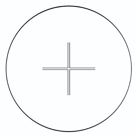 EMS eyepiece reticles, double crossed lines
