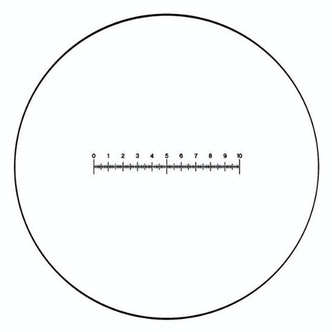 EMS eyepiece reticles, scale divisions