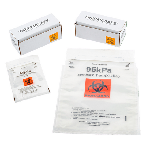 ThermoSafe specimen transport bags, 95kPa