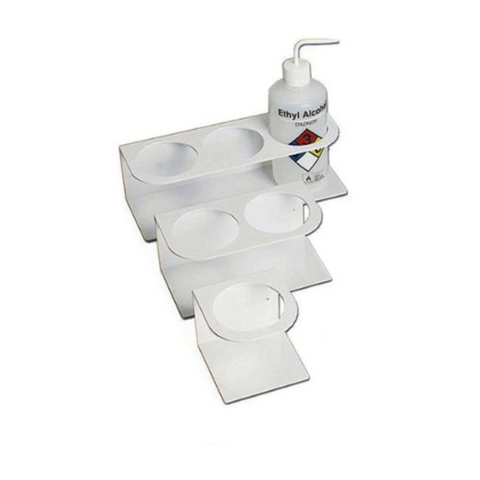 Wash bottle holder racks