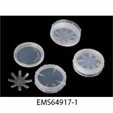 Single wafer containers, transparent plastic
