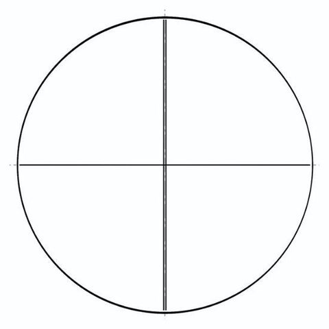 NE54 eyepiece reticles, two vertical lines (EMS)