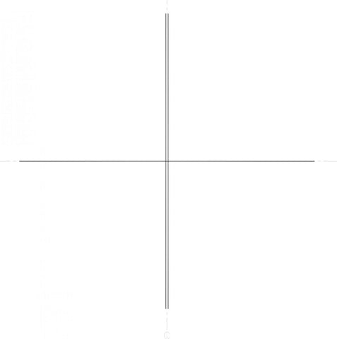 NE53 eyepiece reticles, vertical gauge lines + horizontal line (EMS)