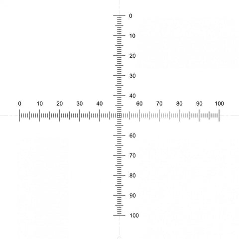 NE18 eyepiece reticles, crossed scale (EMS)