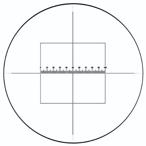 NE7 scale reticles, horizontal 10mm