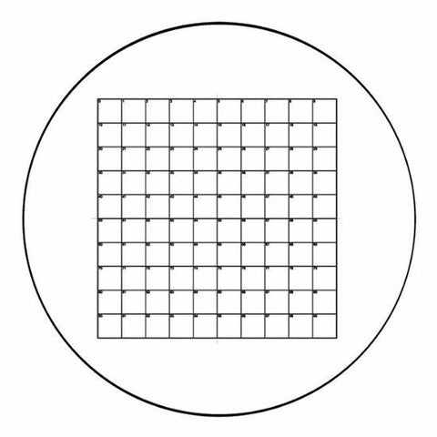 NE35 eyepiece reticles, index numbered squares (EMS)