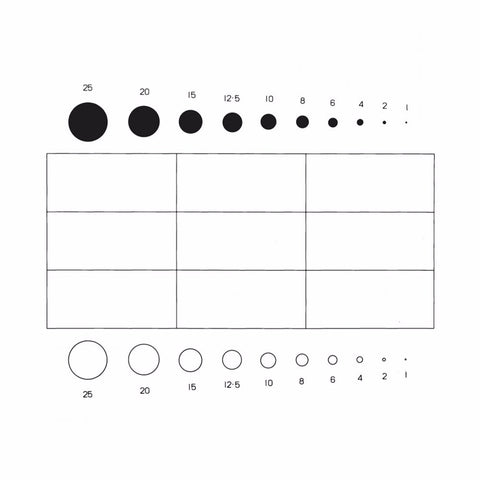 NG1 eyepiece reticles, Paterson globes and circles (EMS)