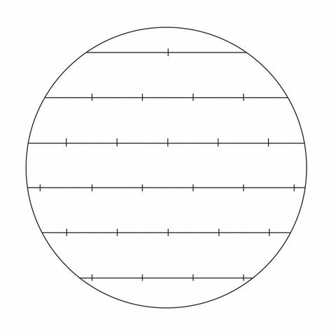 G49 Zeiss eyepiece reticles, Henning Reseau pattern (EMS)