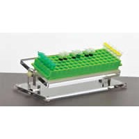 Universal adjustable tube rack stand