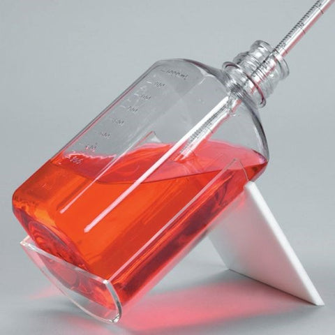 Angled bottle rest stand