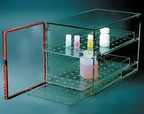 Desiccator cabinet, locking, acrylic