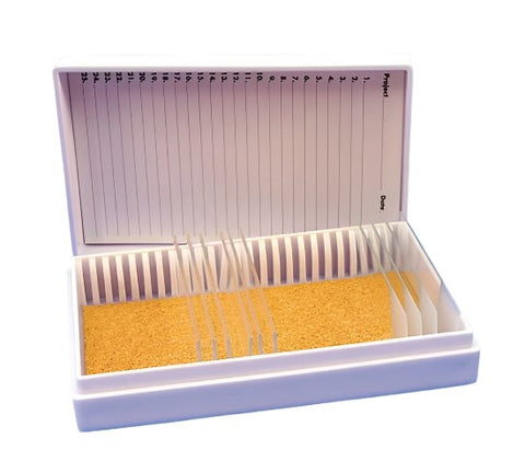 Slide boxes with slip-on cover