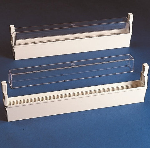 Slide storage trays