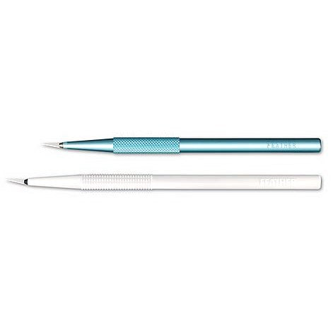 Feather micro scalpel, plastic handle