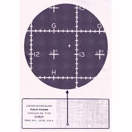 Micro-Slide field finder, 75 x 25mm