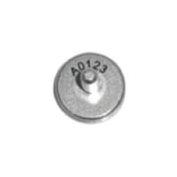 SEM specimen mount, alpha-numerical, slotted pin mount