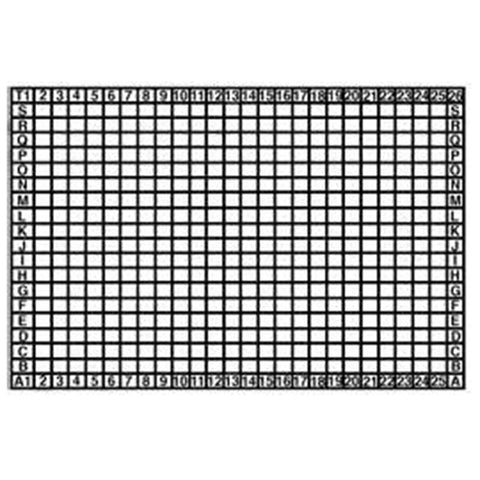 Alpha-numeric microwave oven tray, PP