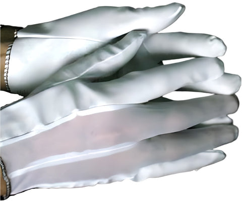 Lint-free gloves, with plastic palm