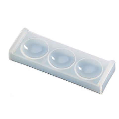 Porcelain slide spot plate, 3 well