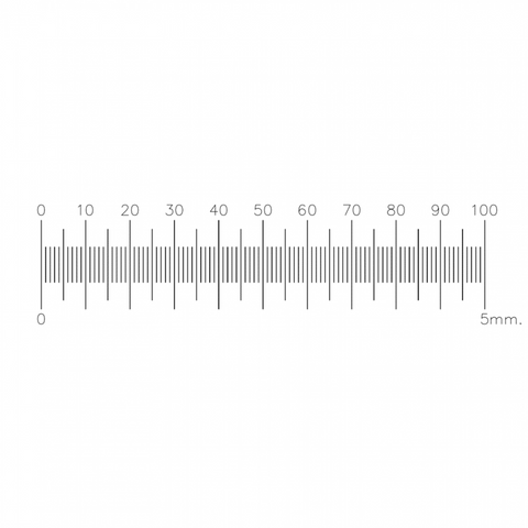 S2 stage micrometers, 5mm x 0.05mm divisions (EMS)