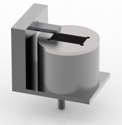 EMS orbital SEM specimen holder, M4 cylinder and pin mount