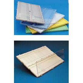 Microscope plastic slide folder