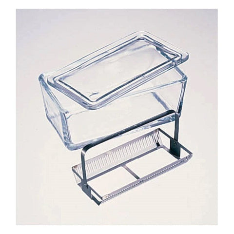 Glass staining set, 50-slide unit
