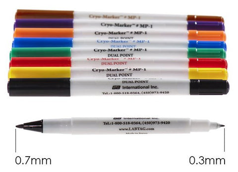 Dual-tip cryo markers