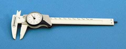 Dial vernier caliper, metric