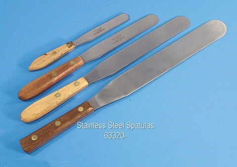 Stainless steel spatulas, large