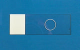PTFE printed microscope slides, round wells