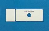 PTFE printed microscope slides, round wells