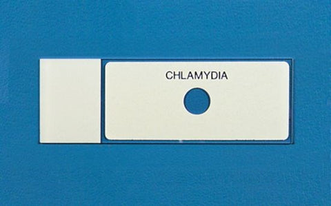 PTFE printed microscope slides, round wells