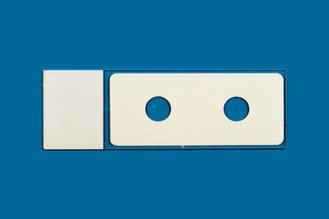 PTFE printed microscope slides, round wells