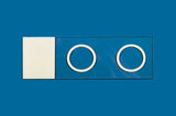 PTFE printed microscope slides, round wells