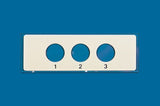 PTFE printed microscope slides, round wells