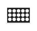 Macro-latex agglutination cavity slides