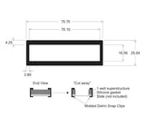 ProPlate re-usable chamberslide modules, stainless steel clips